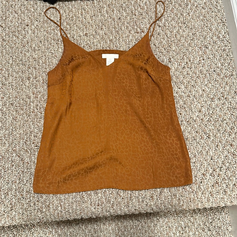 H&M leopard print camisole.